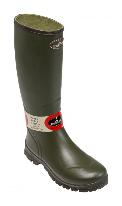 Percussion Marly Wellingtons - Olive - Edinburgh Outdoor Wear
