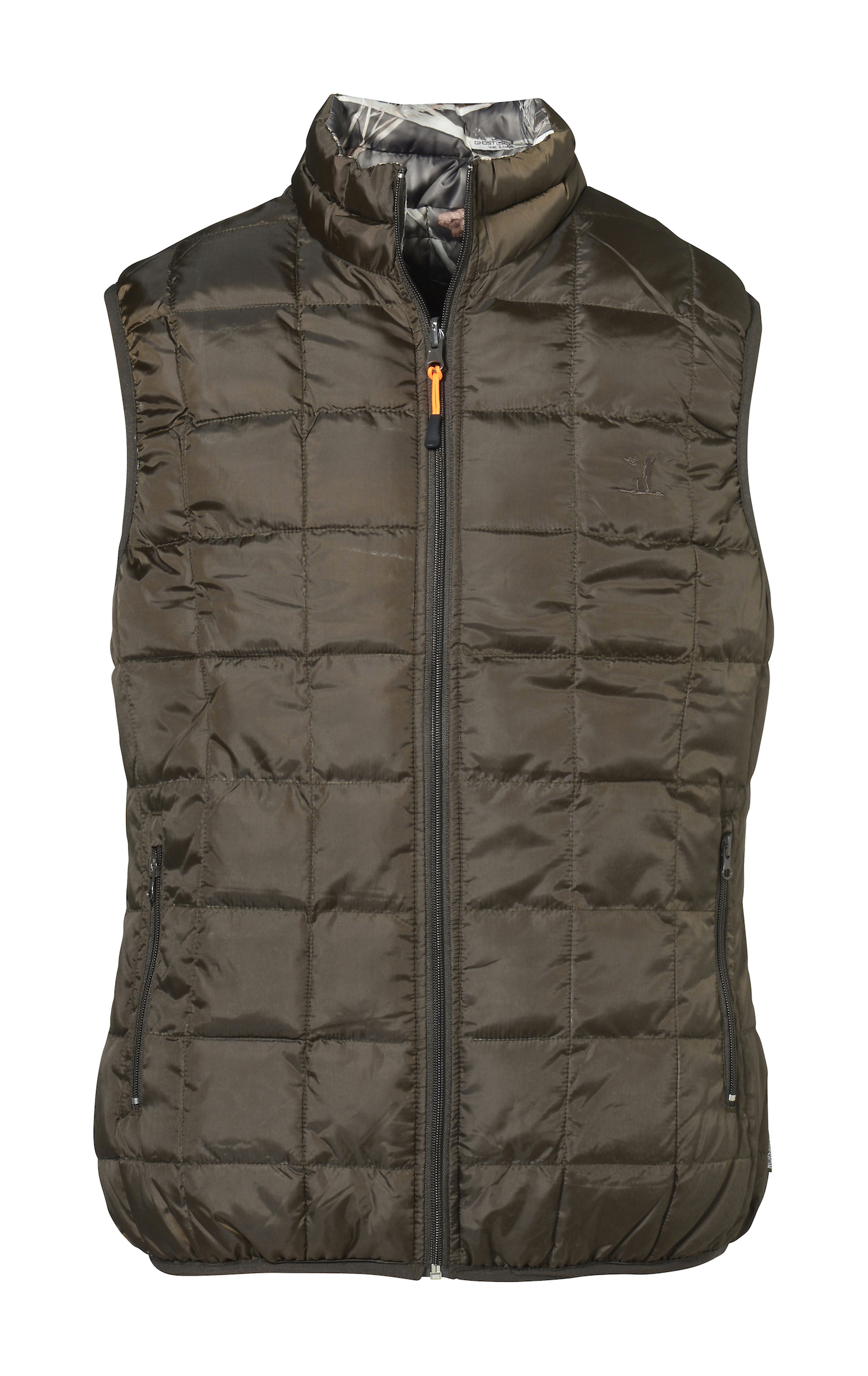 Percussion Reversible Padded Gilet GhostCamo/Brown - Edinburgh Outdoor Wear