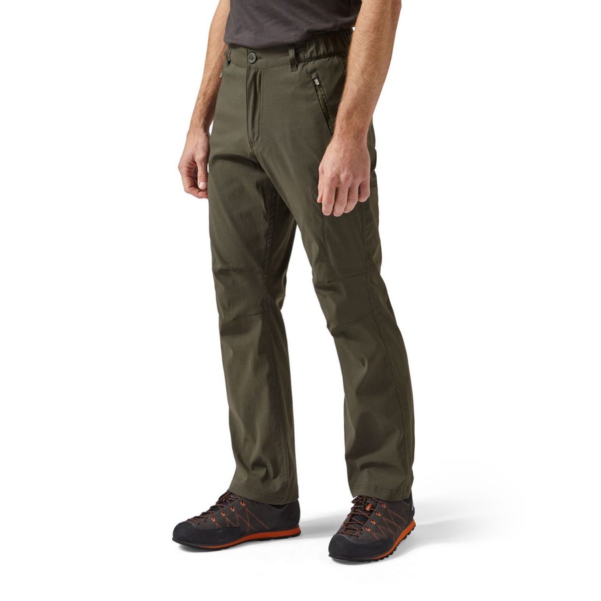 Craghoppers Kiwi Pro Active Stretch Trousers Khaki - Edinburgh Outdoor Wear