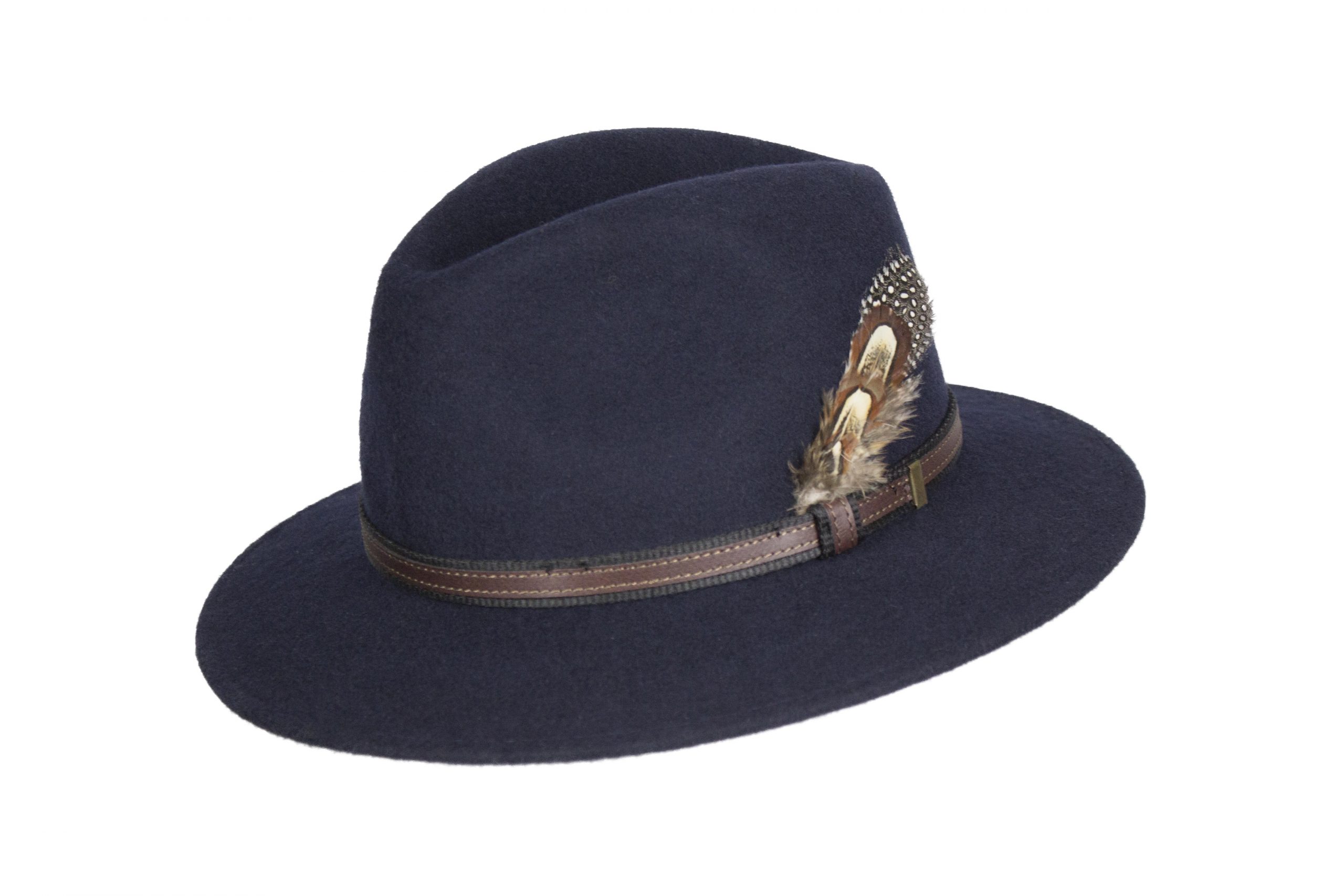 Blue best sale fedora hat