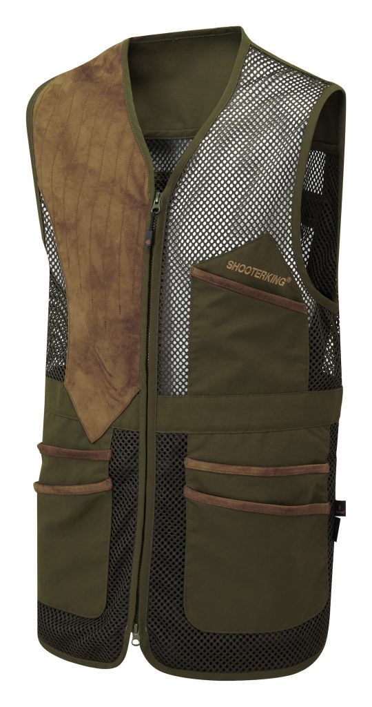 ShooterKing Clay Shooter Pro-Trap Vest - Green - Edinburgh Outdoor Wear