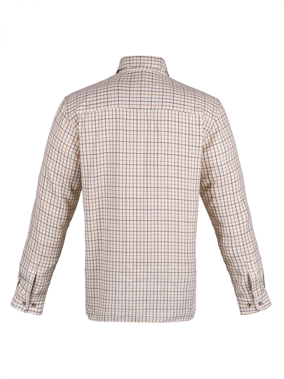 Edinburgh Outdoor Wear Men's Brodie Shirt - Brown - Edinburgh Outdoor Wear
