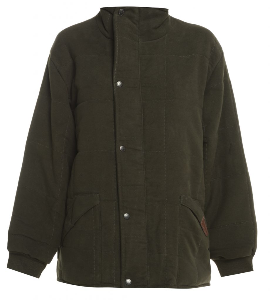 Bronte Unisex Moleskin Jacket Olive Edinburgh Outdoor Wear