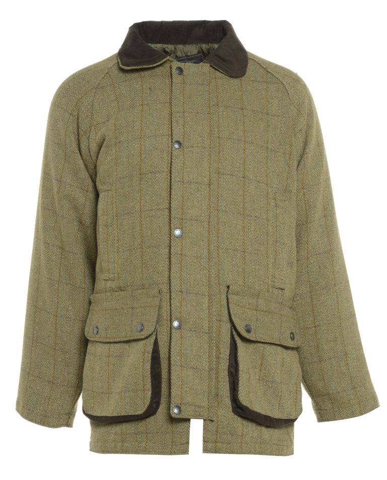 Bronte Mens Derby Tweed Jacket Beige Edinburgh Outdoor Wear