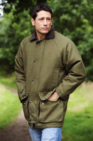 Bronte Men's Derby Tweed Jacket - Olive - Edinburgh Outdoor Wear