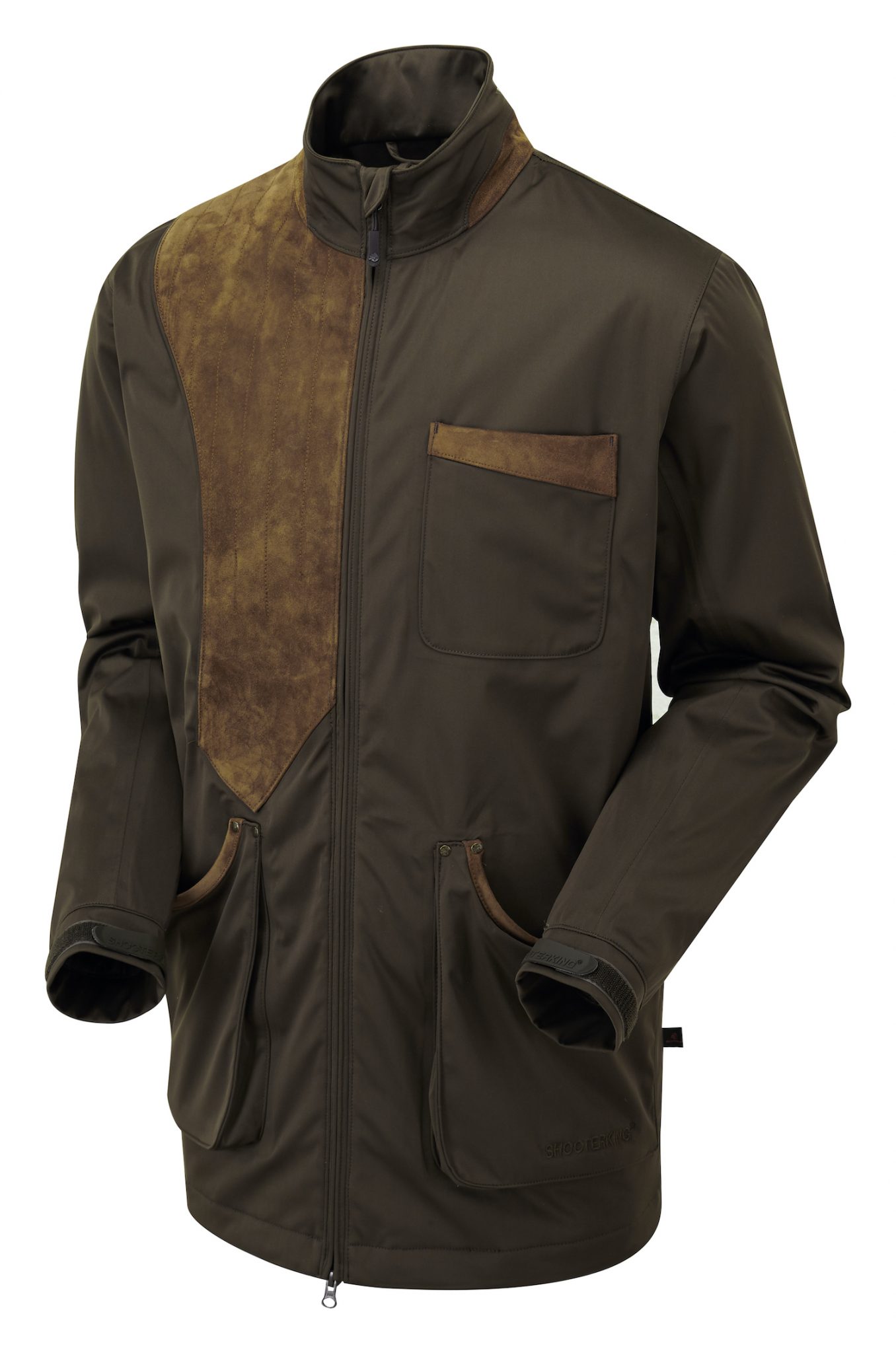 ShooterKing Huntflex Winter Skeet Jacket - Dark Olive/Whiskey ...