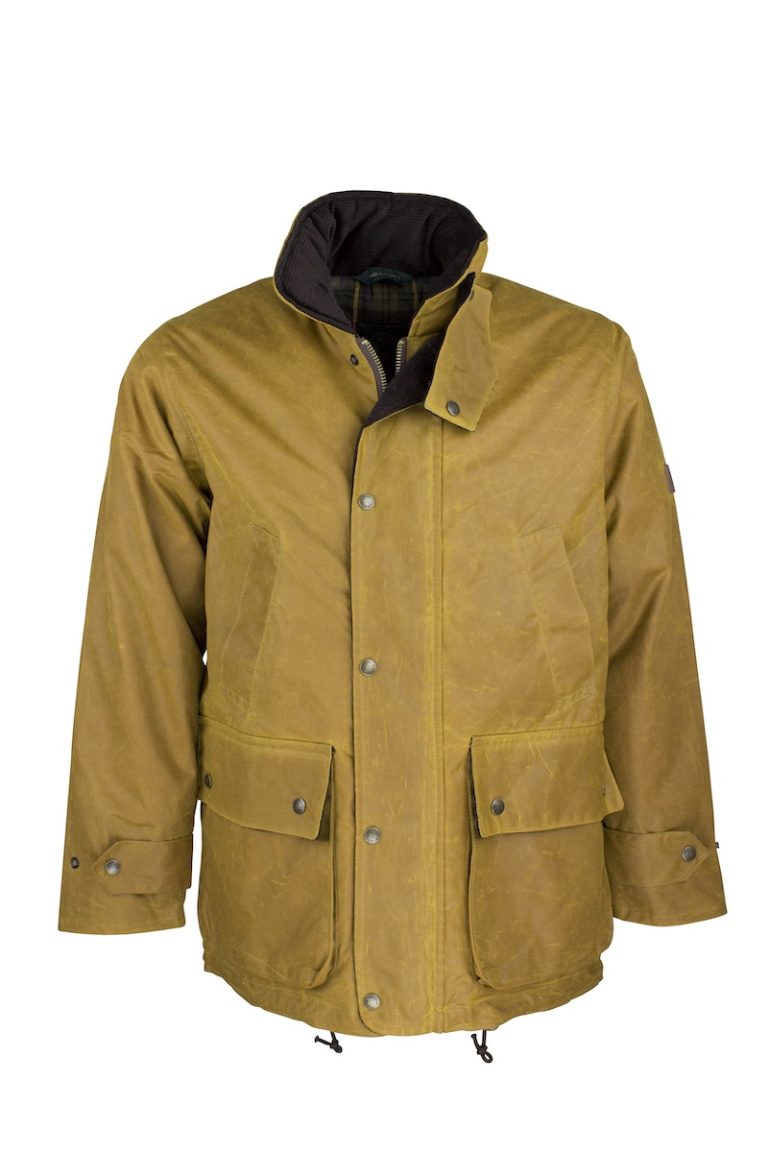 Oxford Blue Kingsbridge Wax Jacket - Gold - Edinburgh Outdoor Wear